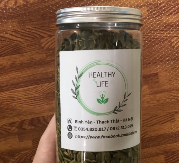 Hạt Bí Xanh Tách Vỏ - Healthy Life Hộp 500 gram