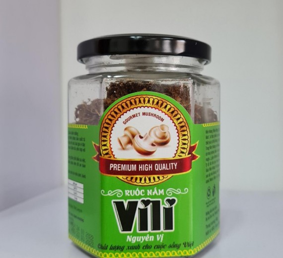 Ruốc Nấm Vili Song Phương Nguyên Vị Lọ 60g