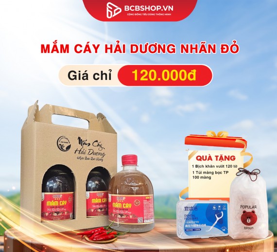 Mắm Cáy Hải Dương Nhãn Đỏ - OCOP 3 SAO