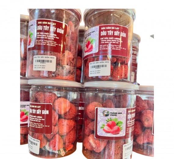 Dâu Tây Sấy Giòn 150gr