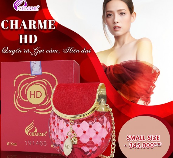 Nước hoa nữ thơm lâu Charme HD 65ml cho cô nàng quyến rũ gợi cảm hiện đại