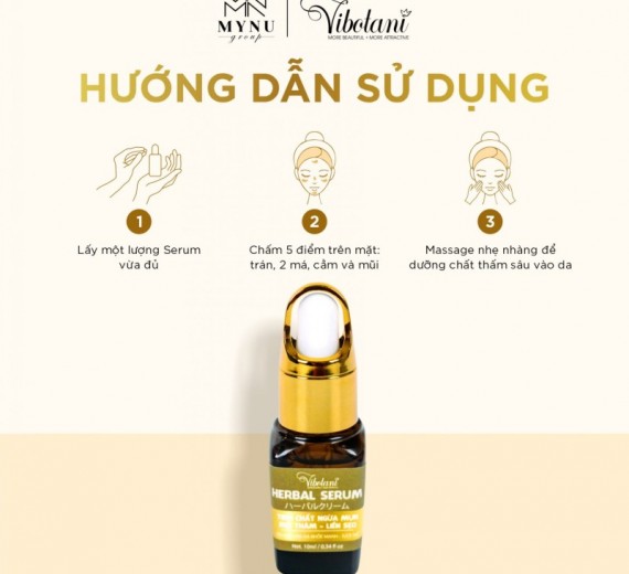 Tinh chất trị mụn thảo mộc Vibotani Herbal Serum