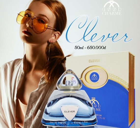 Nước hoa nữ cao cấp Charme Clever 50ml hương hoa nữ tính toát lên sự hồn nhiên yêu đời hoạt bát