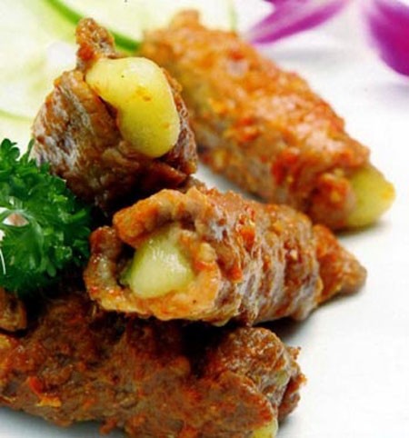 Ba Chỉ Bò Cuộn Phô Mai