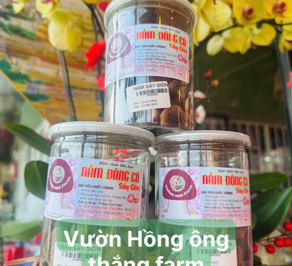 Nấm đông cô sấy giòn