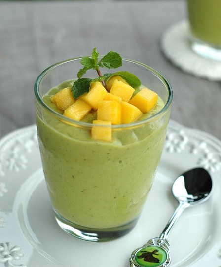 Sinh Tố Bơ Xoài                                      Mango - Avocado Smoothie - Ảnh 1