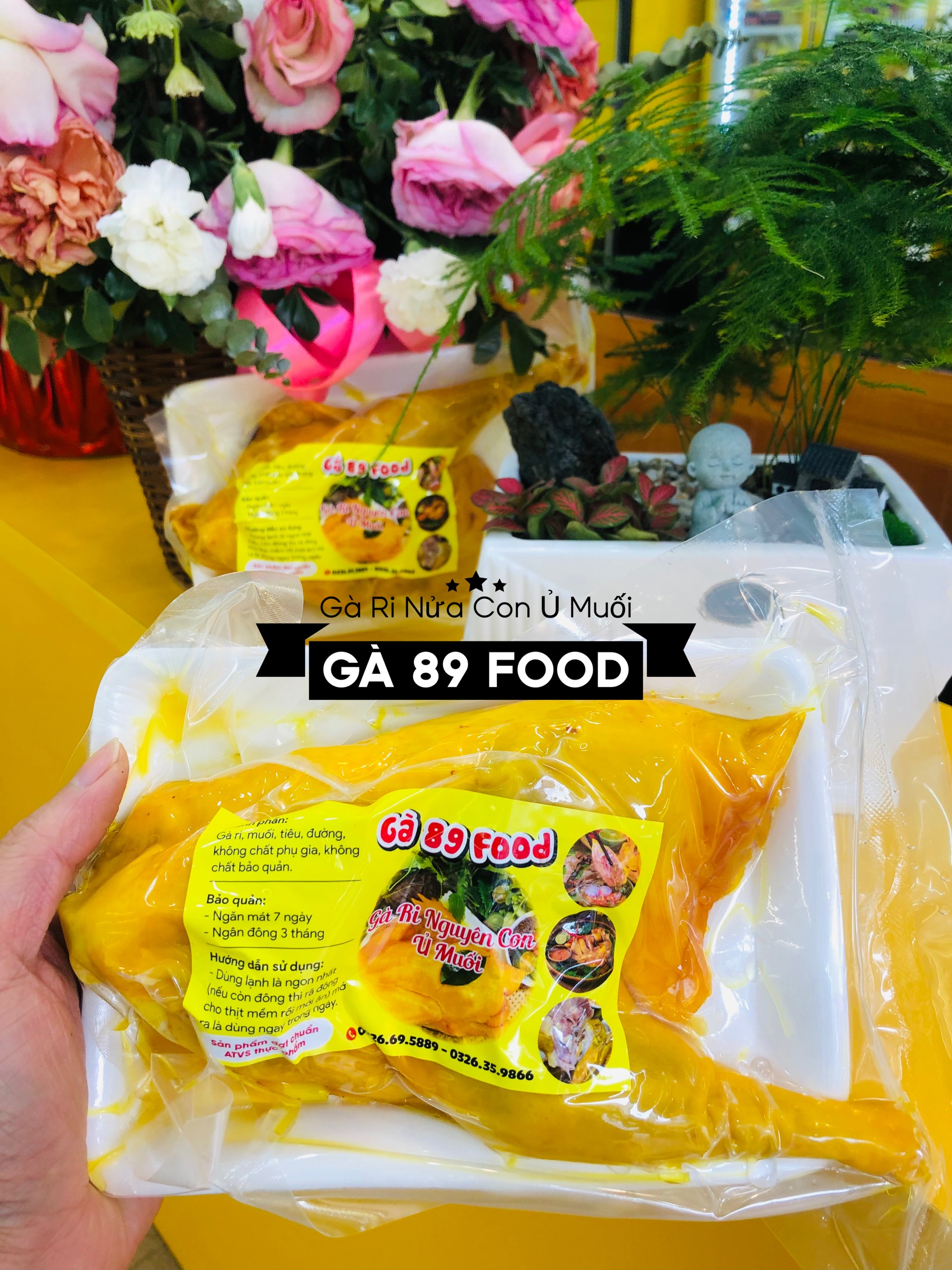 GÀ RI NỬA CON Ủ MUỐI - Ảnh 1