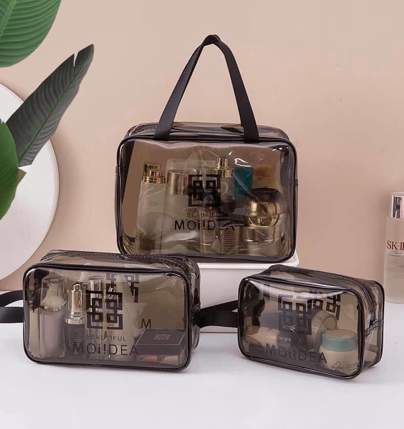 Set 3 Túi Đựng Mỹ Phẩm trong suốt - Ảnh 1