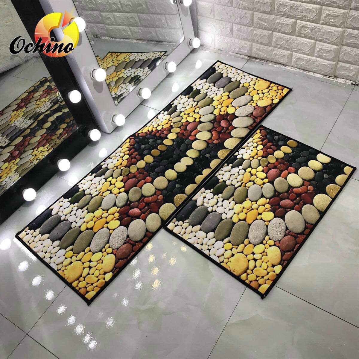 THẢM BẾP 3D HÌNH CHỮ L - Ảnh 1