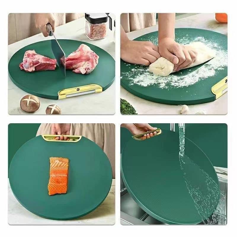 Thớt nhựa xanh PE kháng khuẩn - Ảnh 1