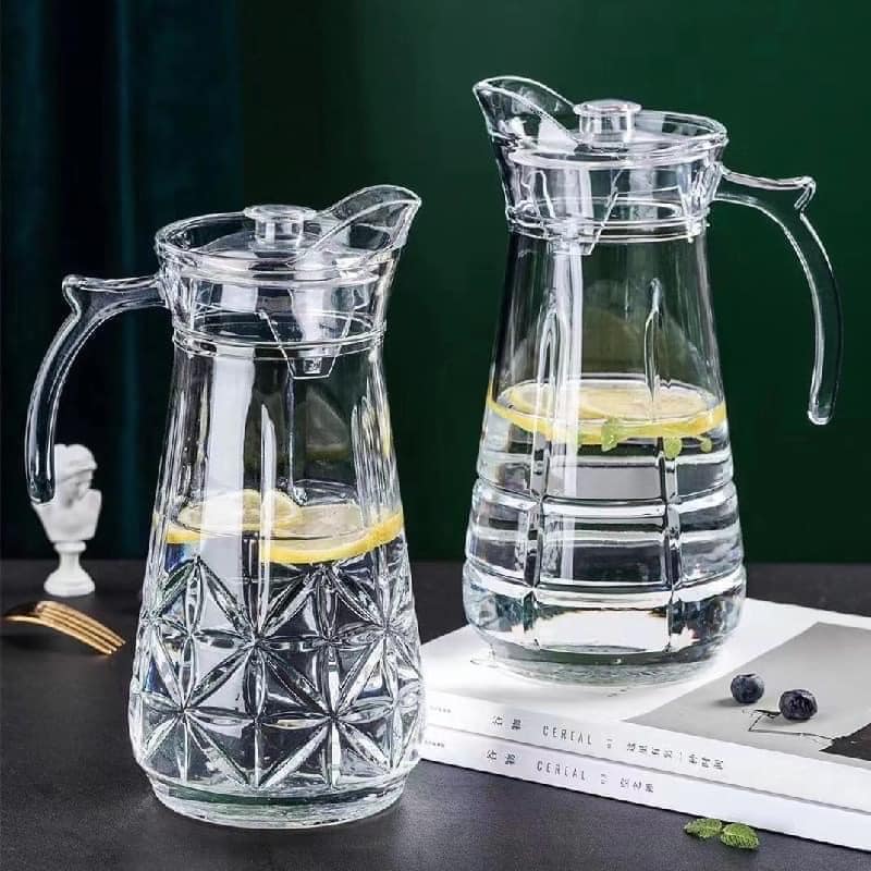 Bình nước xoắn thuỷ tinh - Ảnh 1