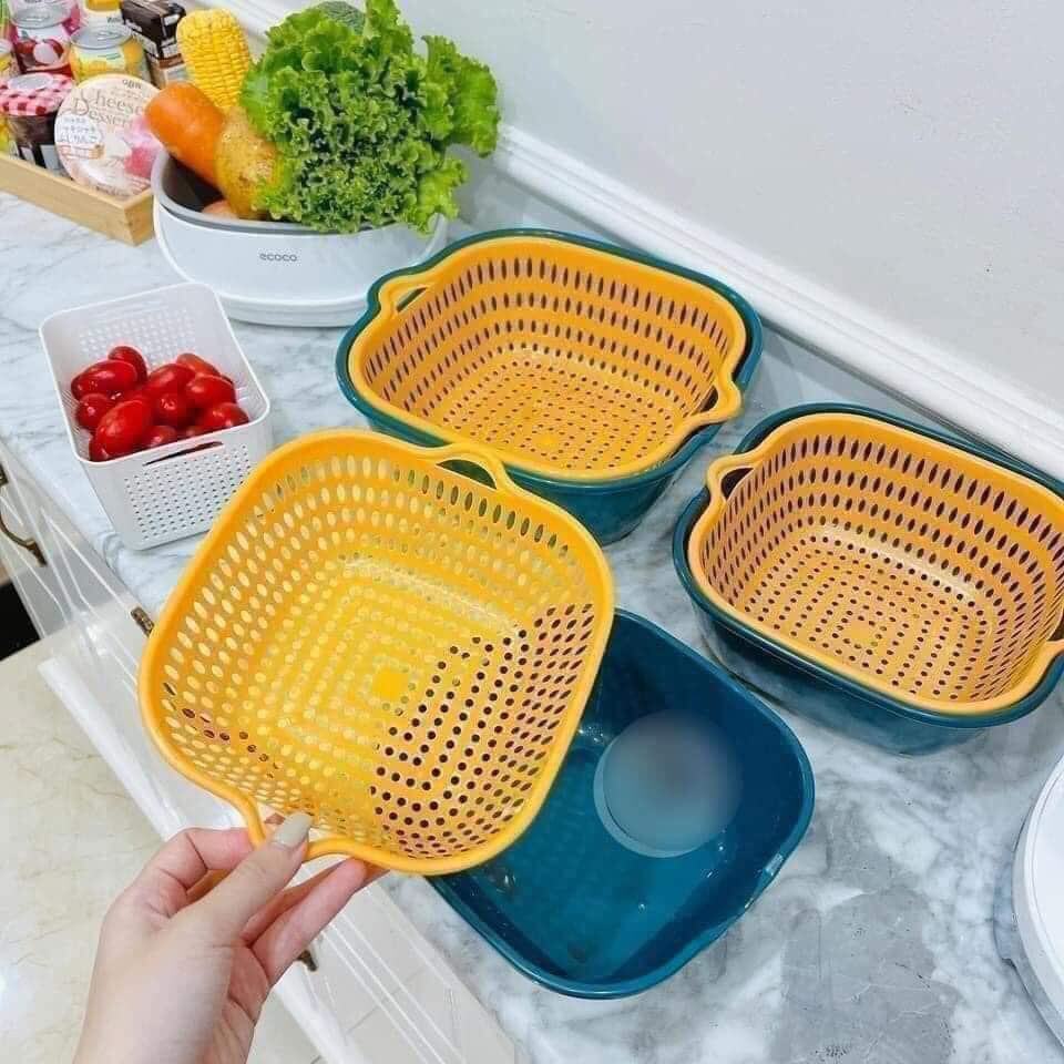 Rổ vuông 3 trong 1 - Ảnh 1