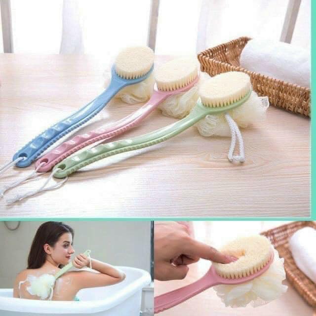 Cọ eo 2 đầu kèm bông tắm - Ảnh 1