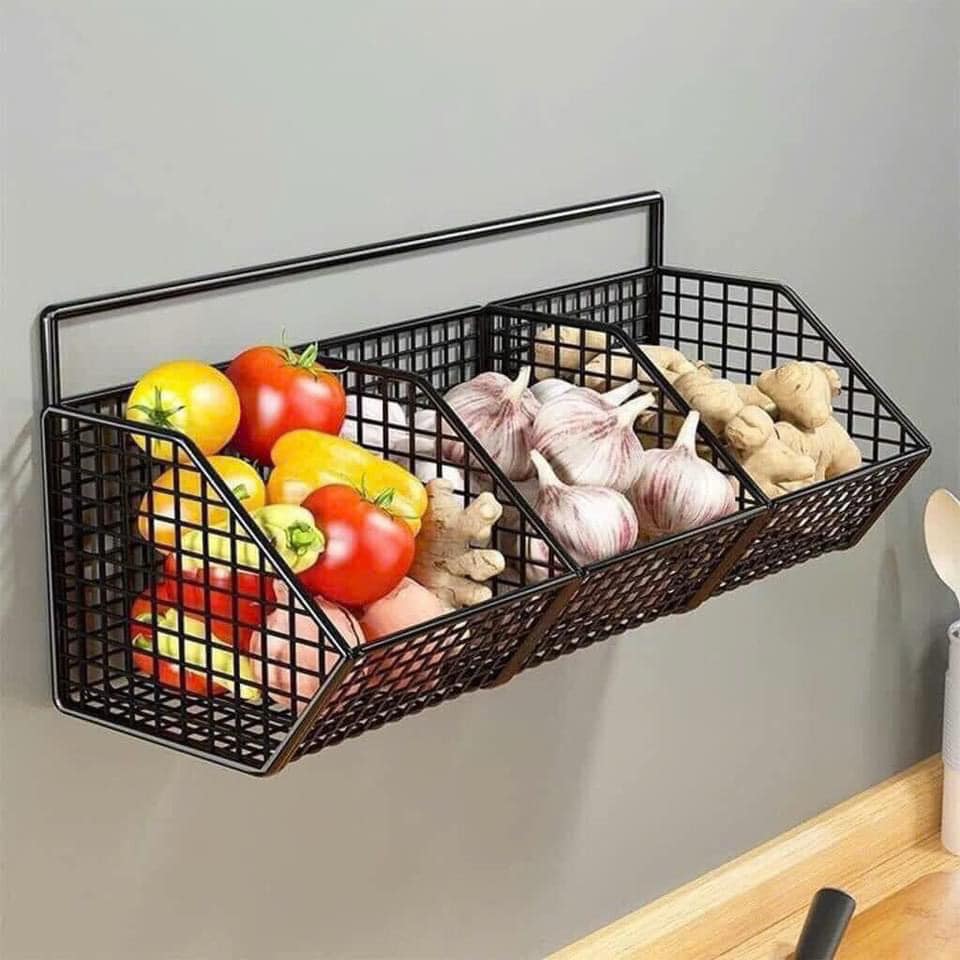 KỆ LƯỚI SẮT 2-3 ngăn,Đựng hành , tỏi - Ảnh 1