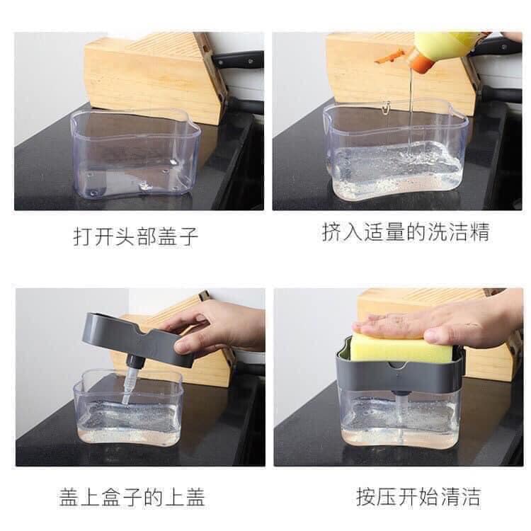 Hộp đựng nước rửa chén tự động - Ảnh 1