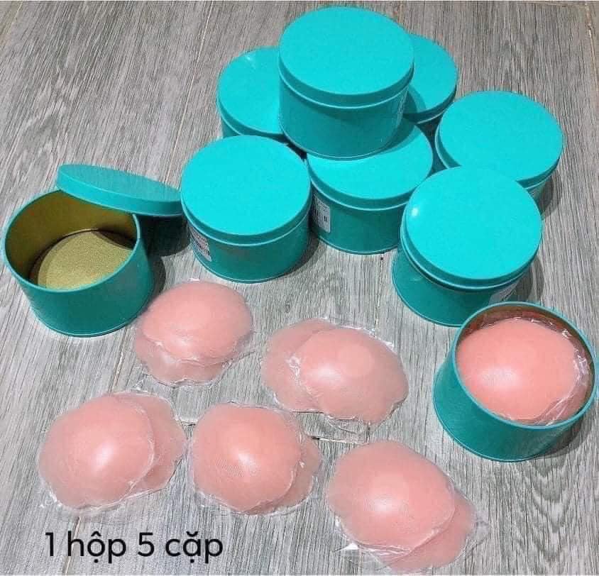MIẾNG DÁN NHŨ HOA SILICON HỘP XANH - Ảnh 1