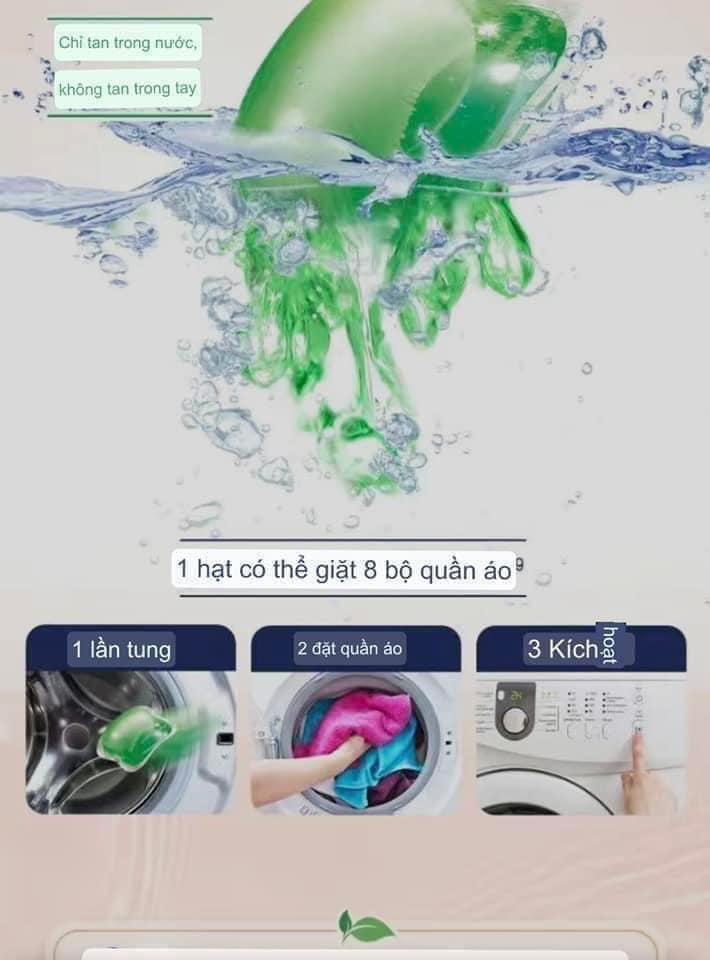 VIÊN GIẶT OMO. HỘP 50 VIÊN - Ảnh 1