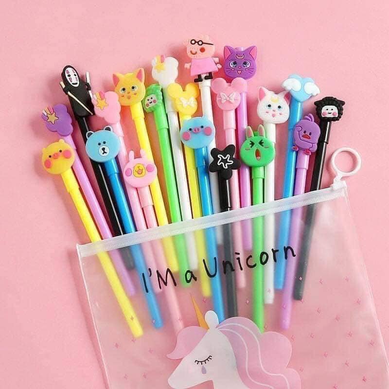 SET 20 BÚT BI NƯỚC HÌNH THÚ NHIỀU MÀU SIÊU KUTE - Ảnh 1