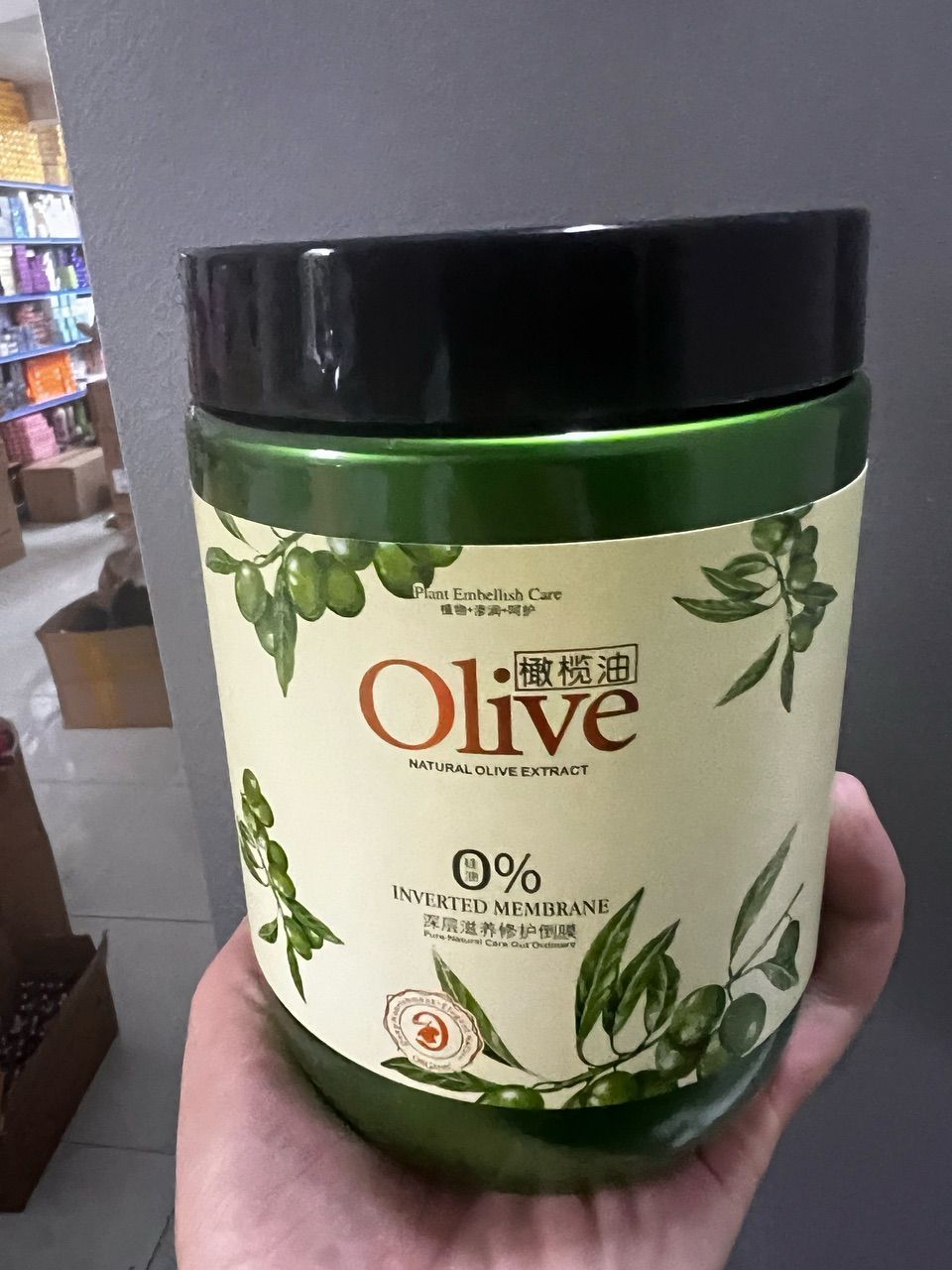 Kem ủ tóc hấp dầu Olive 1000ml  - Ảnh 1
