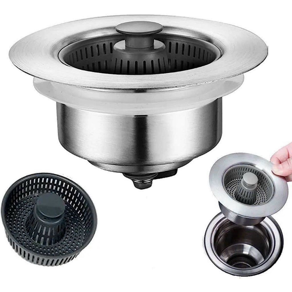 Nắp đậy lỗ thoát nước bồn rửa - Ảnh 1