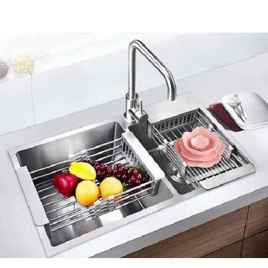 Rổ Rút Gọn đa năng để bồn rửa - Ảnh 1
