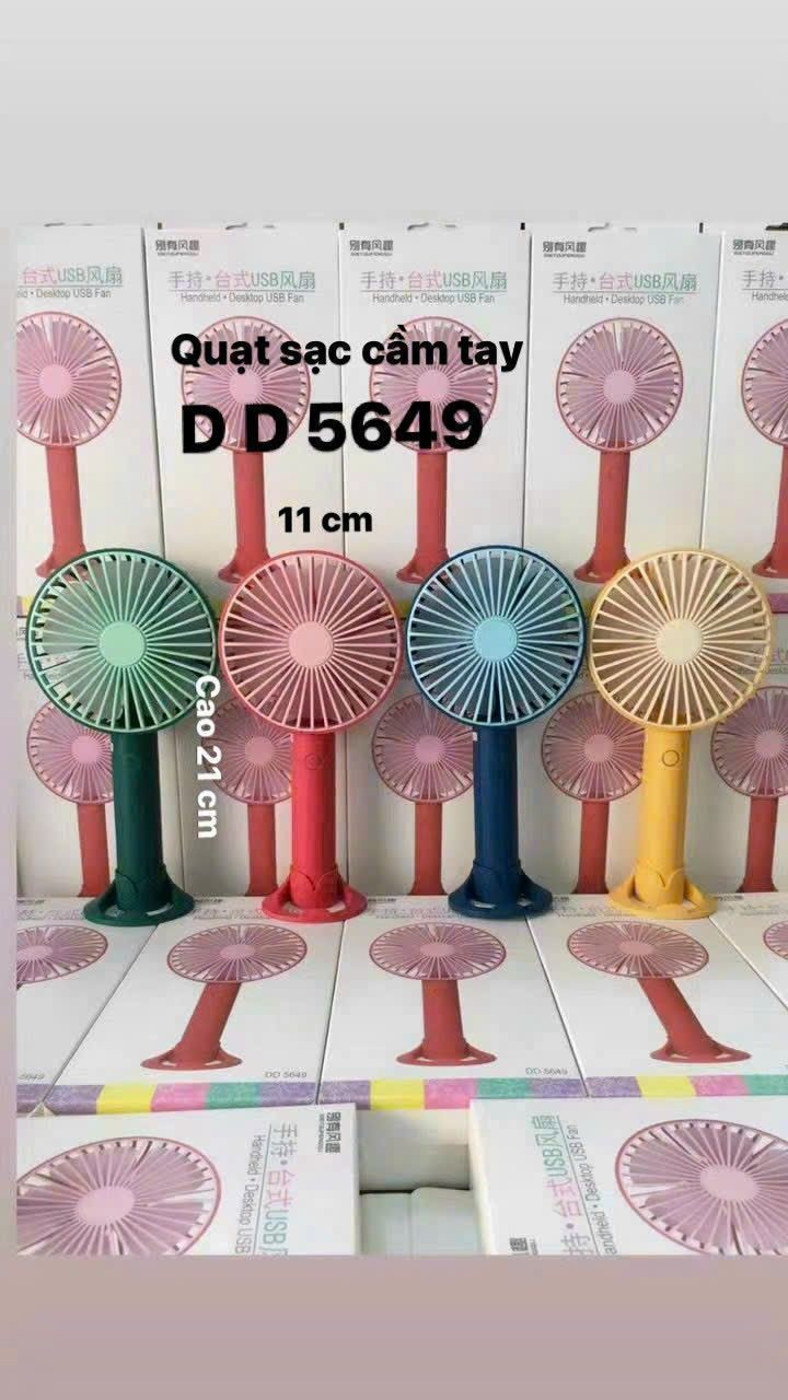 Quạt sạc cầm tay - Ảnh 1