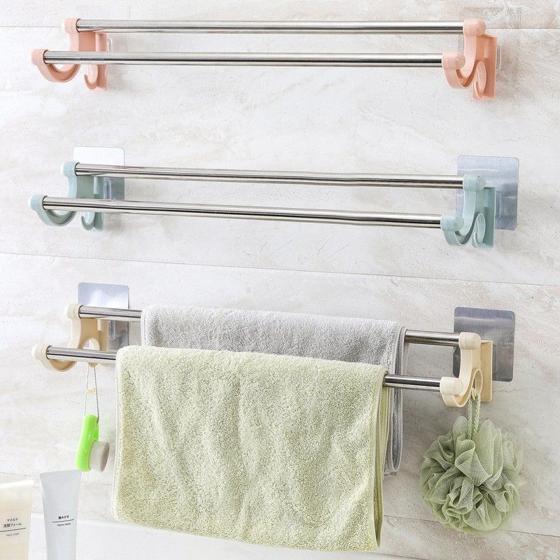 THANH DÁN treo khăn nhà tắm, thanh inox nhà bếp - Ảnh 1