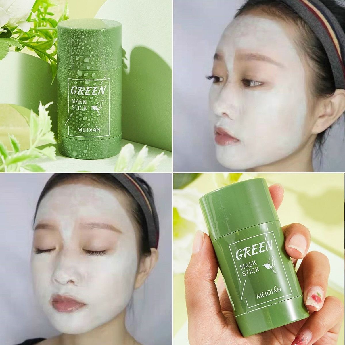Nạ bùn dạng lăn Green Tea Meidian - Ảnh 1