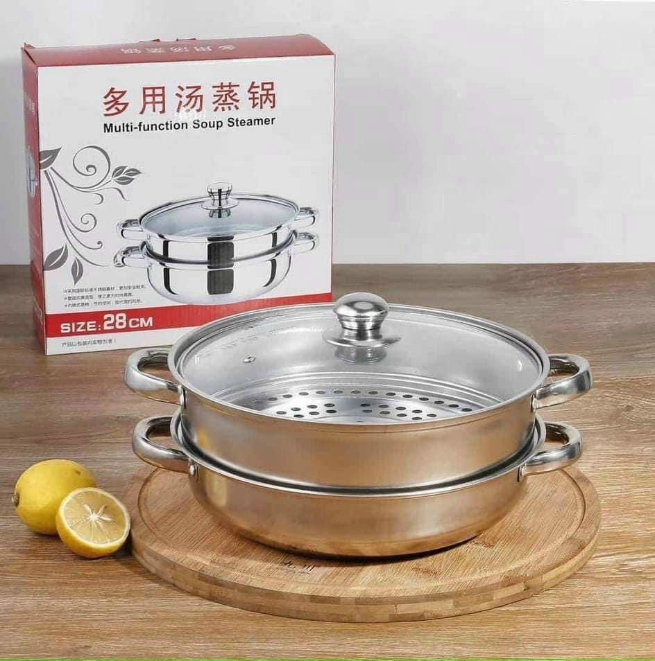Nồi hấp 2 tầng - Ảnh 1