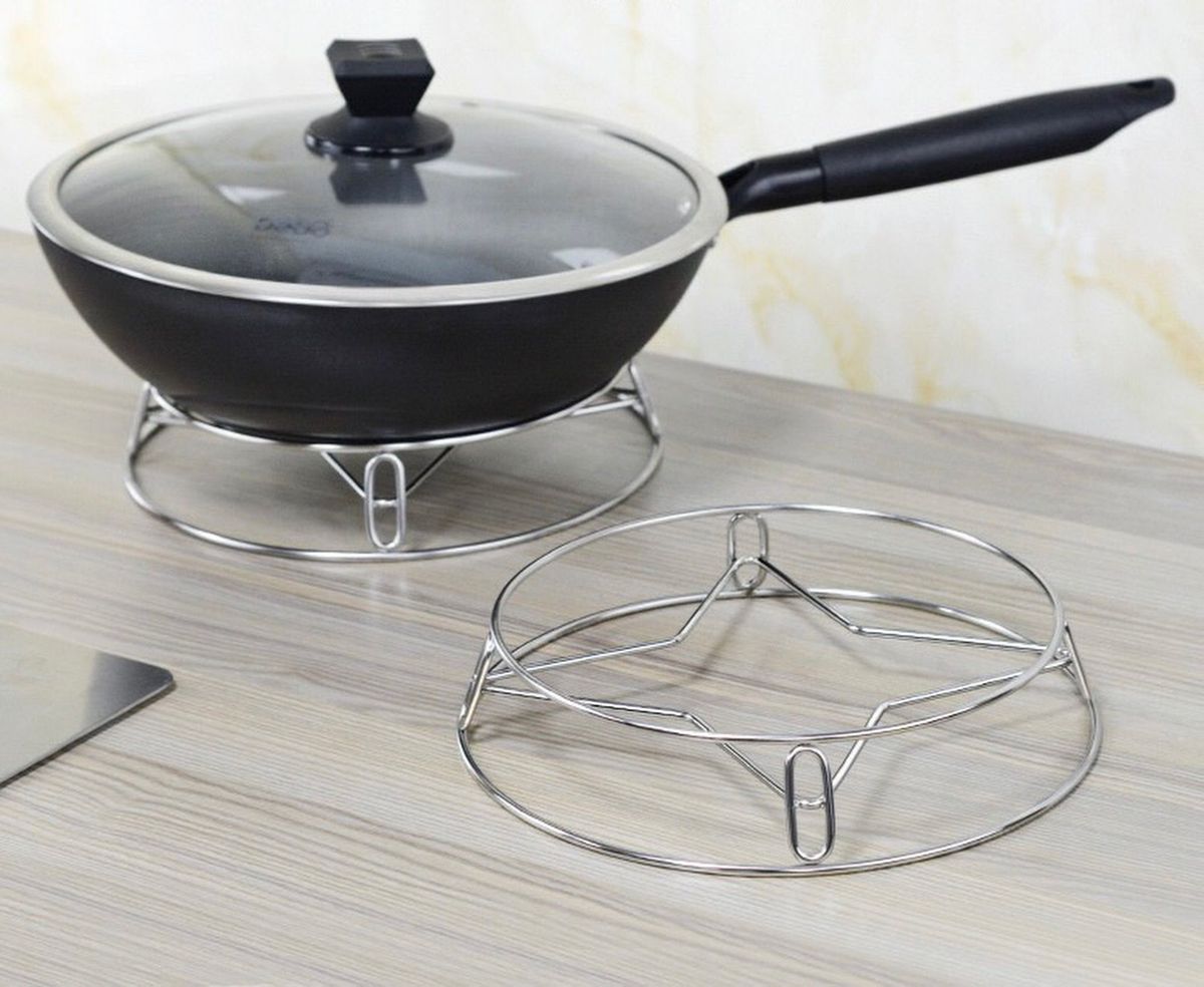 Giá đỡ lót nồi cách nhiệt inox . Thép không gỉ đa năng - Ảnh 1