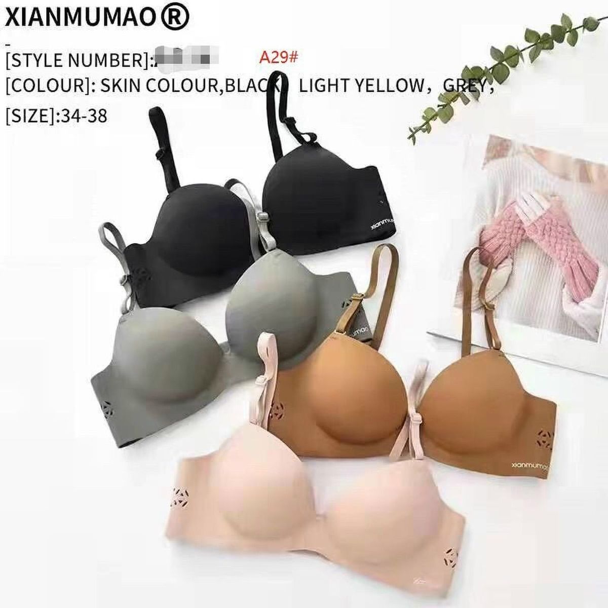 Áo lót nữ không gọng thông hơi A29 - Ảnh 1