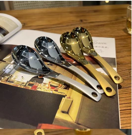 THÌA MUỖNG INOX 304 MẠ VÀNG BẠC - Ảnh 1