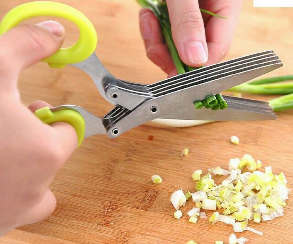 Kéo cắt hành 5 lưỡi đa năng - Ảnh 1