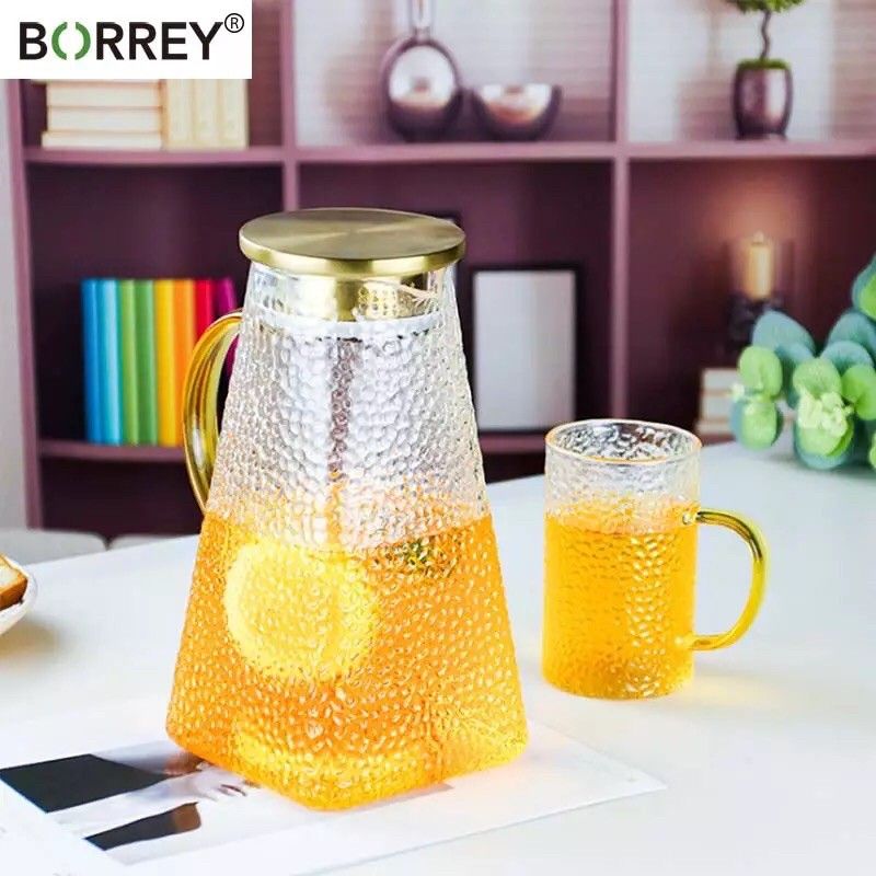 Bình nước nước sần đáy vuông chịu nhiệt cao cấp - Ảnh 1
