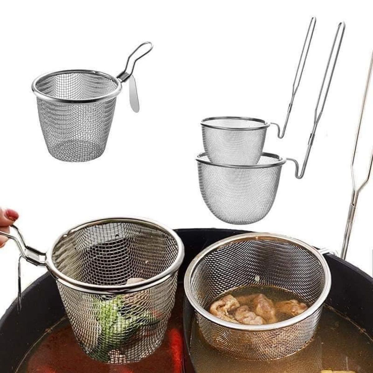 Muôi nhúng lẩu cán dài - Ảnh 1