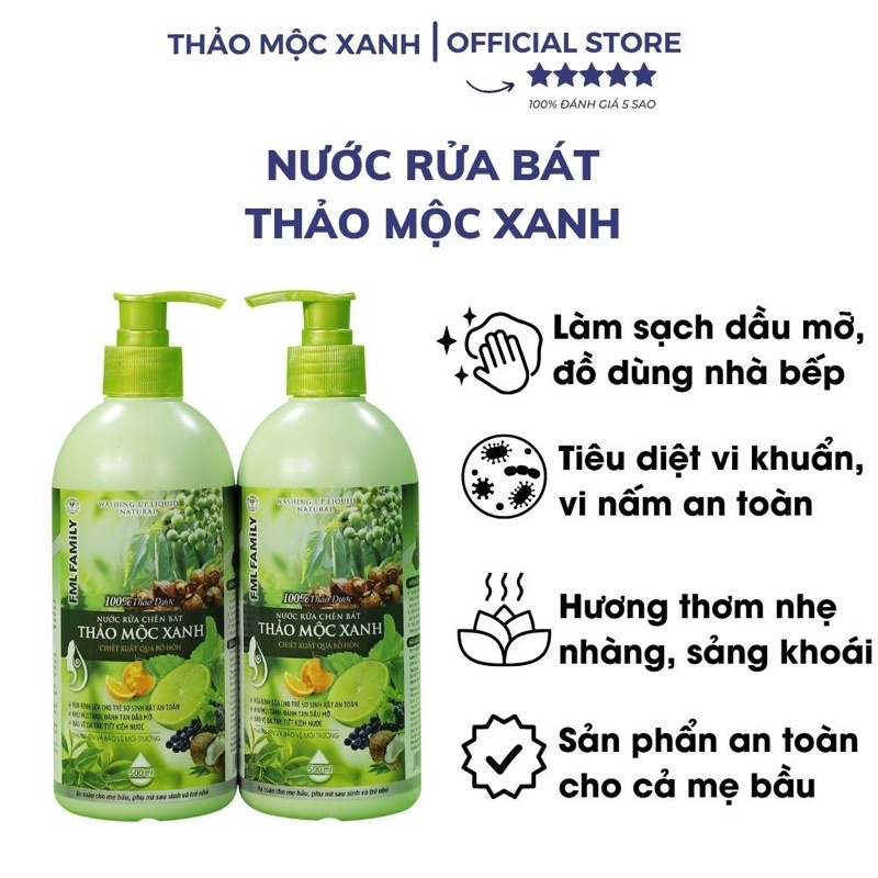 Nước Rửa Bát Quả Bồ Hòn - Ảnh 1