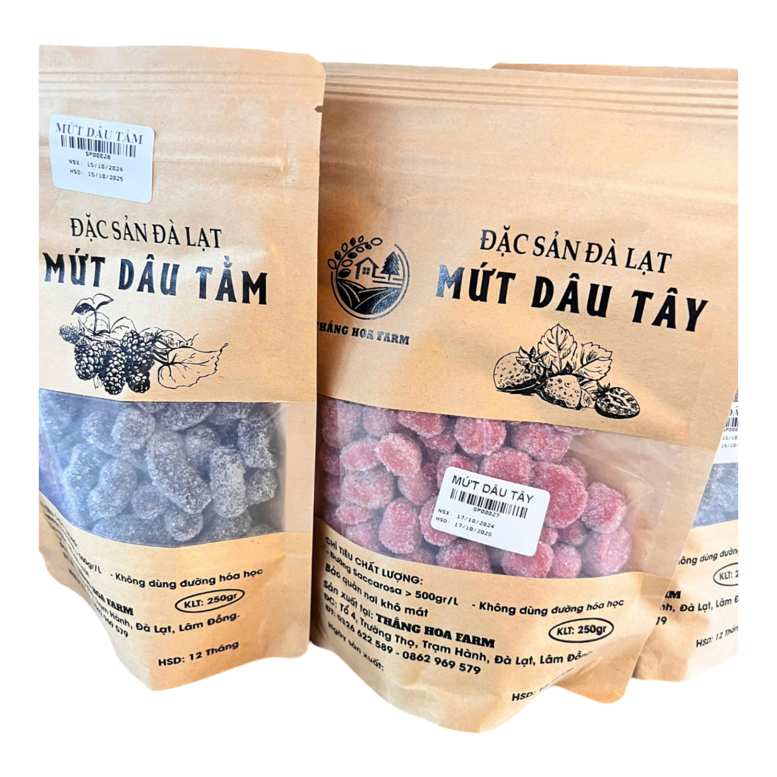 Mứt Dâu Tây - Dâu tằm 250 gr - Ảnh 1