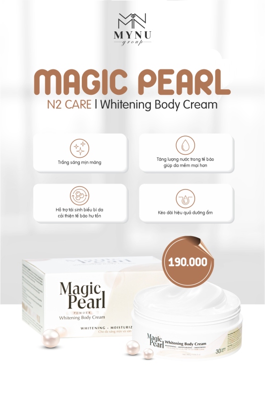 KEM DƯỠNG TRẮNG DA TOÀN THÂN VIBOTANI MAGIC PEARL BODY CREAM - Ảnh 2