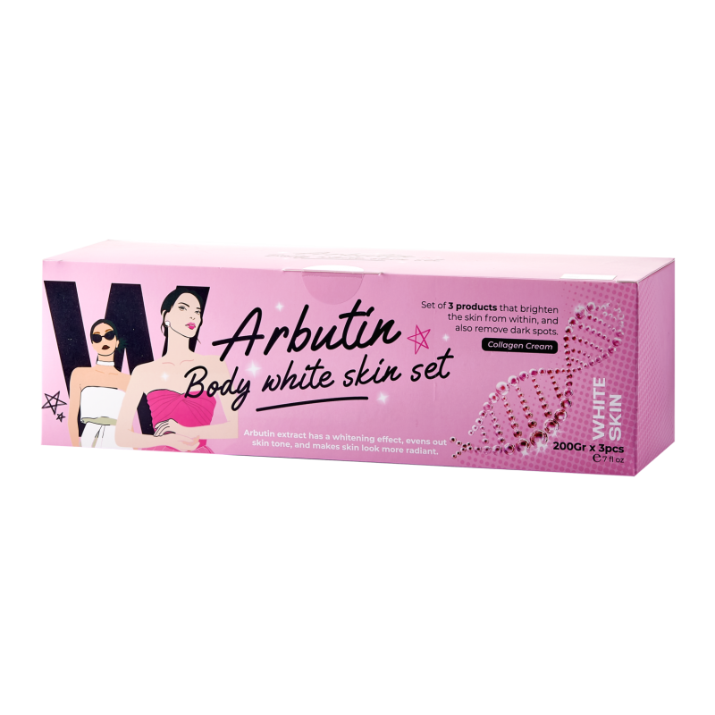 BỘ KEM DƯỠNG TRẮNG DA TOÀN THÂN ARBUTIN BODY WHITE SKIN SET X3 - Ảnh 1