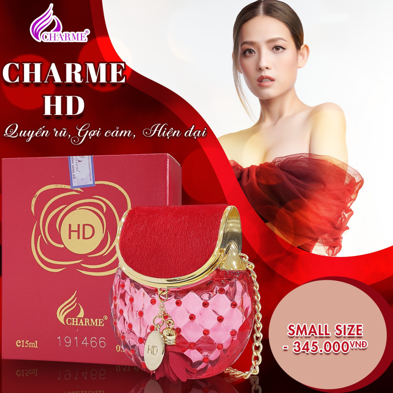 Nước hoa nữ thơm lâu Charme HD 65ml cho cô nàng quyến rũ gợi cảm hiện đại - Ảnh 1