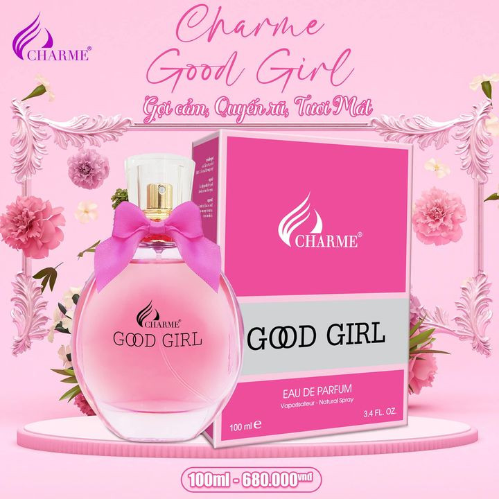 Nước hoa nữ Charme Good Girl 100ml Good Girl - đem đến cảm giác ly kỳ, huyền bí khiến mọi người khám phá - Ảnh 3