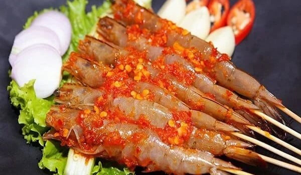 Tôm nướng sate - Ảnh 1