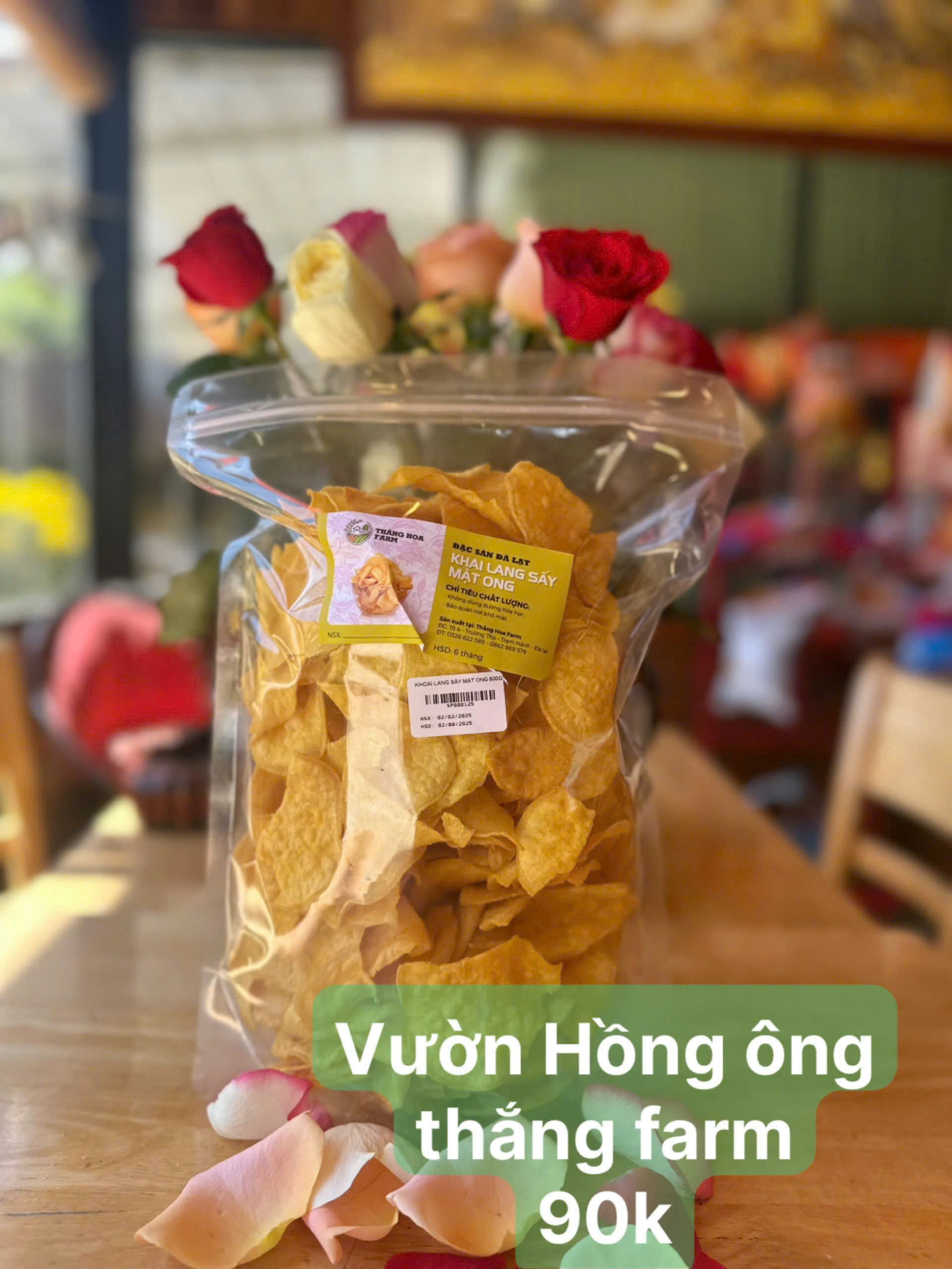 Khoai lang sấy mật ong - Ảnh 1
