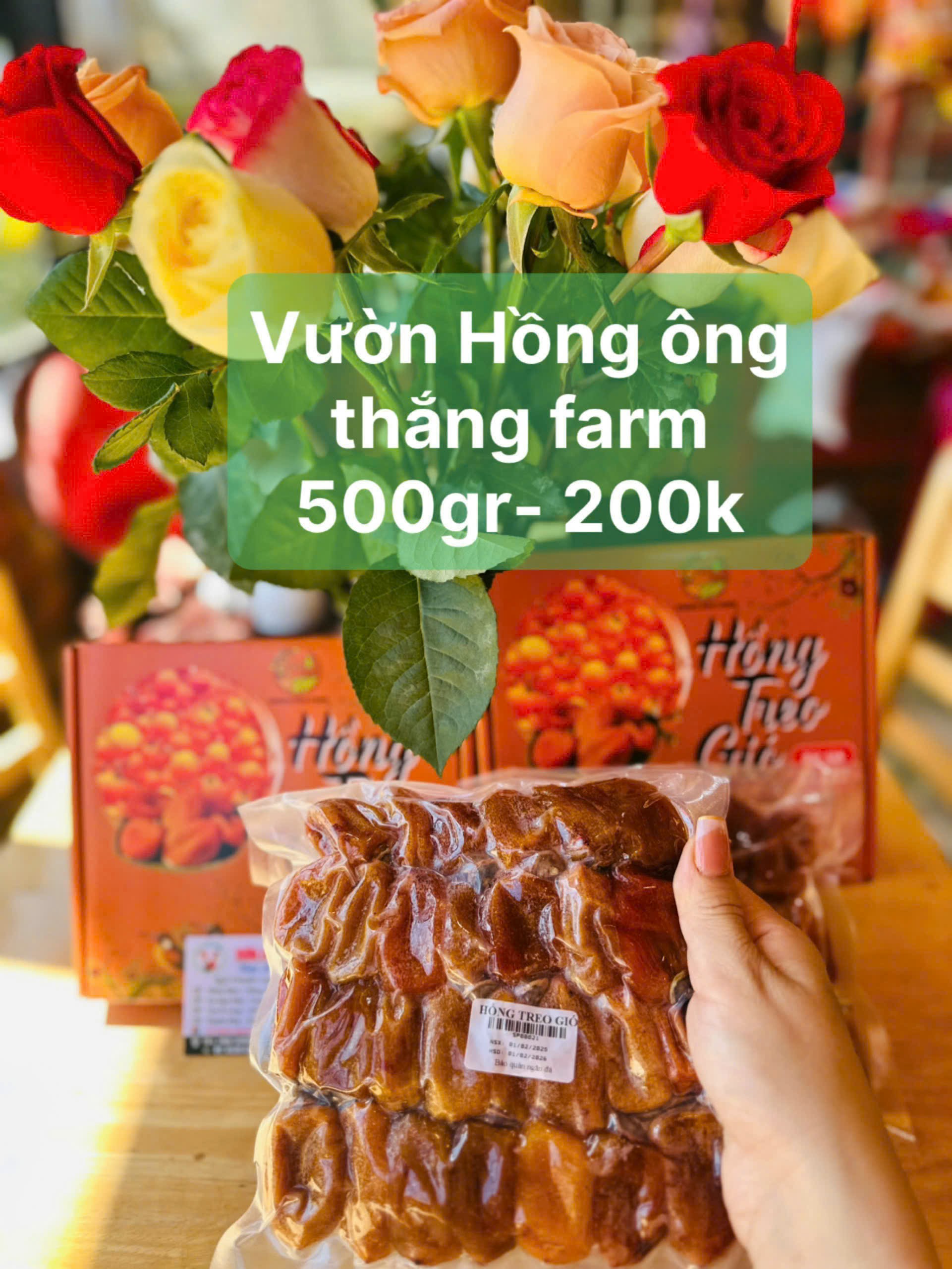 Hồng Treo Gió 1 nắng 500gr - Ảnh 1